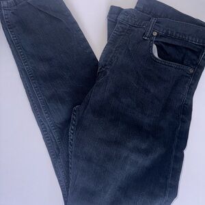 Levi men’s black Denim Jeans size 32x32 512
